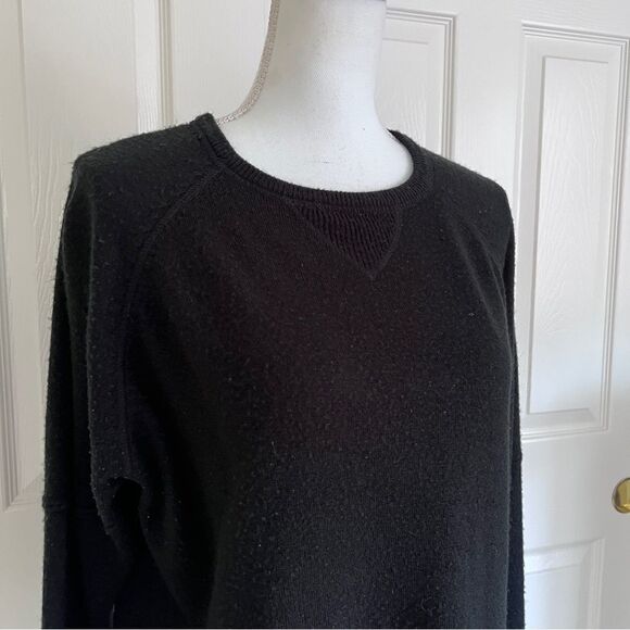 Sweet Romeo Crewneck Long Sleeve Sweater Black Medium EUC - Picture 2 of 4